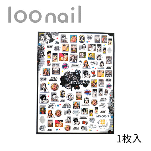 【00901421】ネイルシール【MG-003-3】