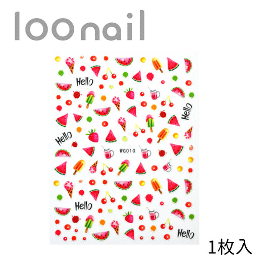【00902601】ネイルシール【WG010】