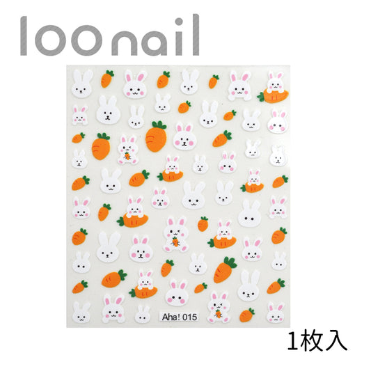 【00906007】ネイルシール【Aha015(うさぎ)】