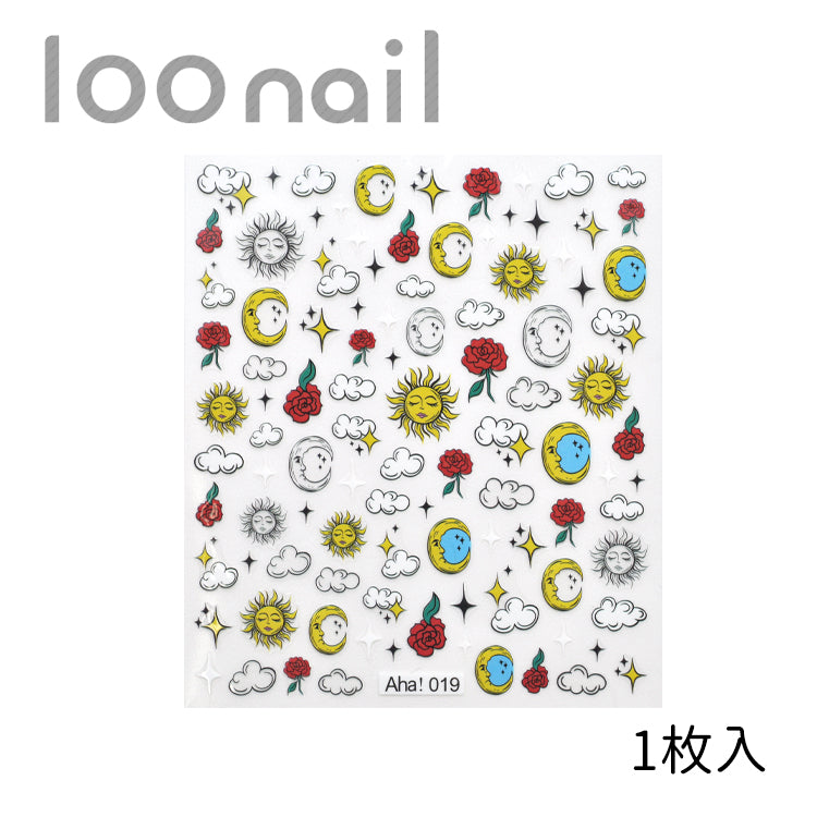 ネイルシール【Aha019】
