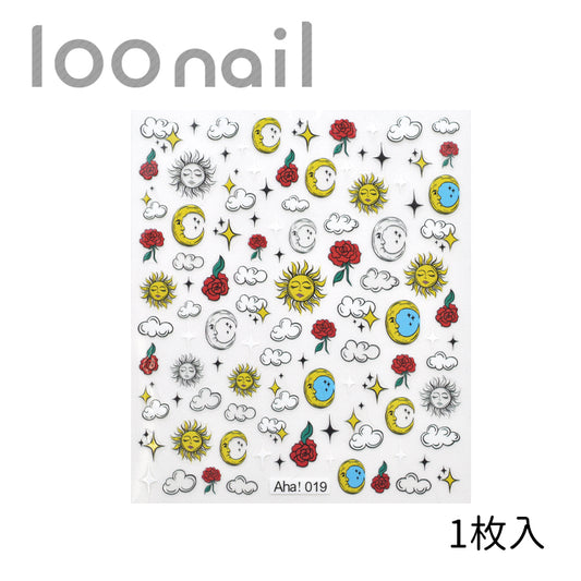 ネイルシール【Aha019】