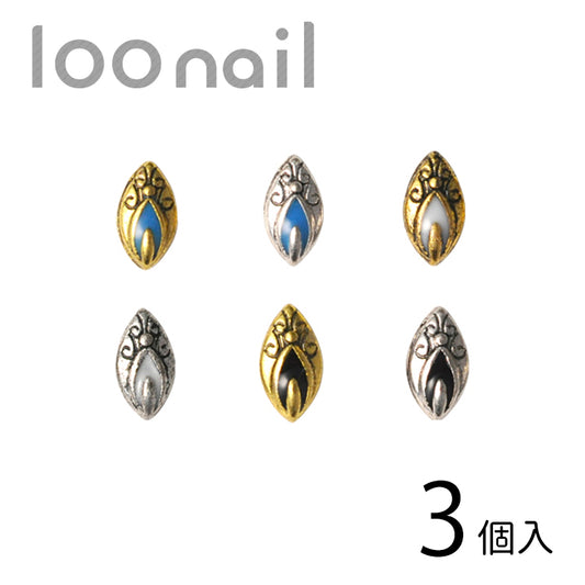 ターコイズフェザーコンチョ