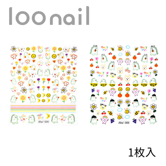 ネイルシール【Aha】