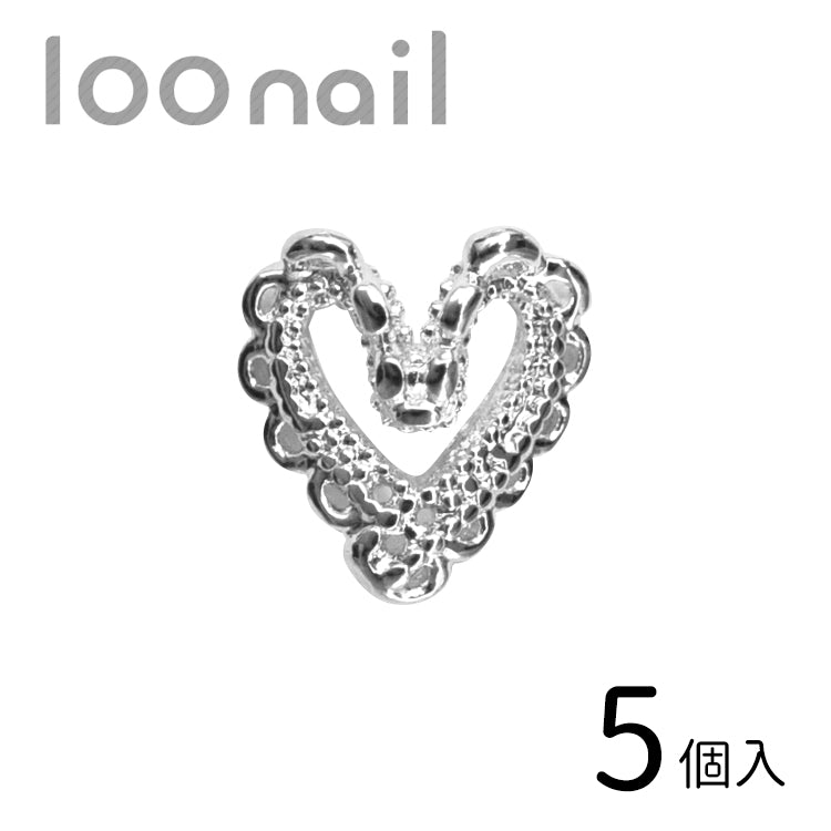 ハートメタルパーツ