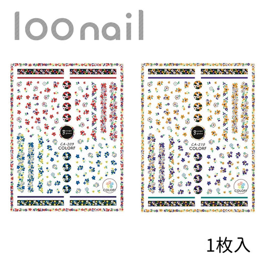 フラワーネイルシール【CA】