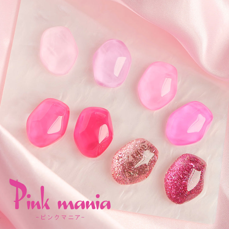 ピンクマニアシリーズ【全8色】カラージェル ラメ – 100nail(ハンド