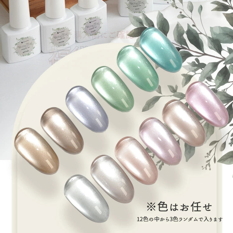 【66%OFF】2026 福袋 ペロリン 新作 大容量15ml 3本が必ず入る 5micron ボタニカル マグネット 3本 | ジェル カラー ネイル用品 ネイルジェル カラージェルネイル ジェルネイルアート　訳あり