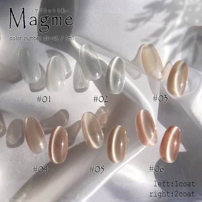 Magme 私を輝かせるジェル 24色　マグネットと私