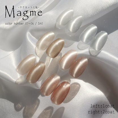 Magme 私を輝かせるジェル 24色　マグネットと私